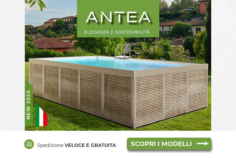 Promozione Piscine Laghetto fuori terra Antea con spedizione omaggio